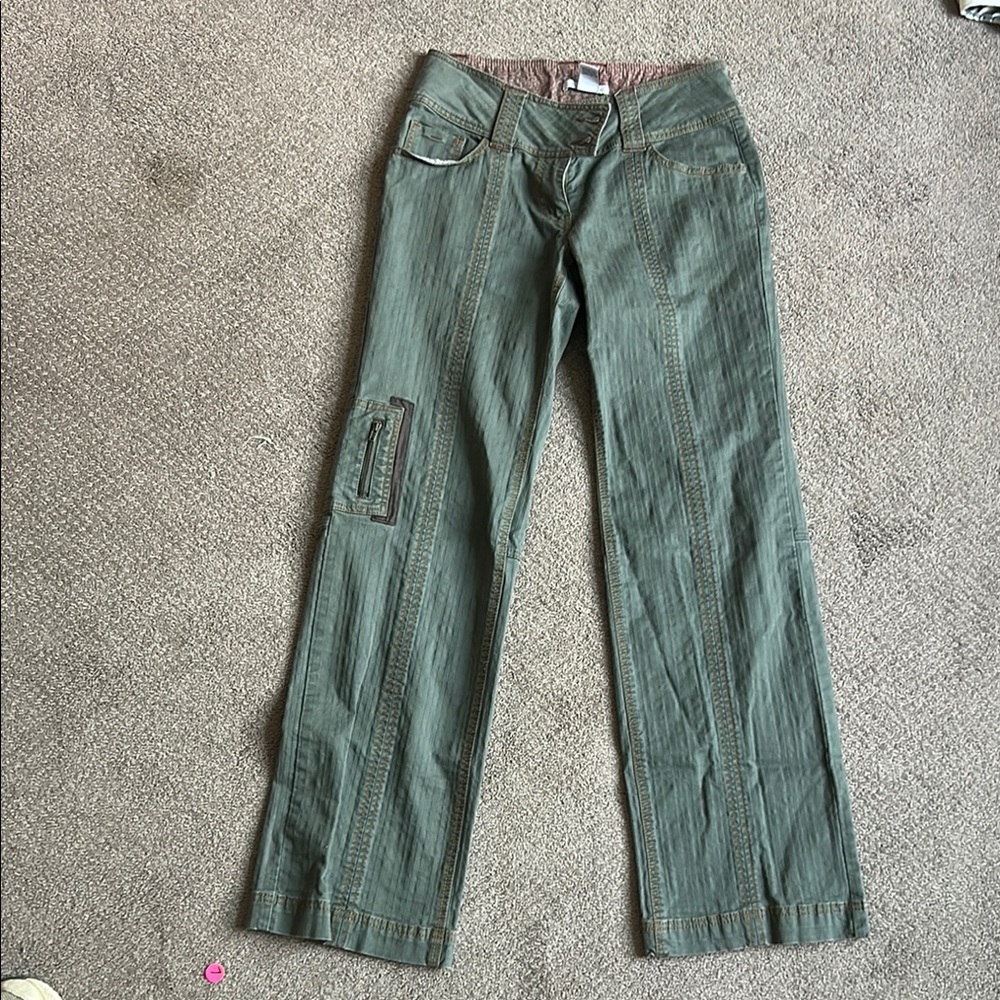 CAbi Green Low Waisted Jeans